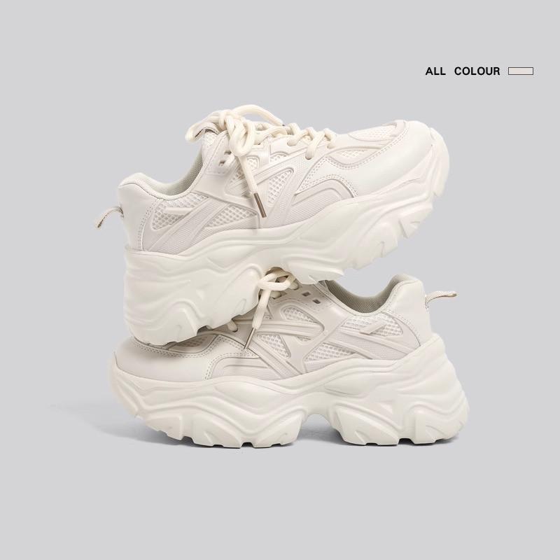 High value versatile dad shoes women ins tide 2025 spring and autumn new Internet celebrity height increase lightweight sports dad shoes women