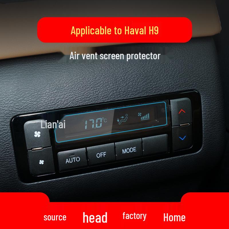Fits 25 Great Wall Haval Models: H7, H8, H9 Navigation Screen & Interior Protective Film.