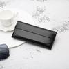 Stylish Black Leather Glasses Case - Soft PVC Sleeve for Sunglasses