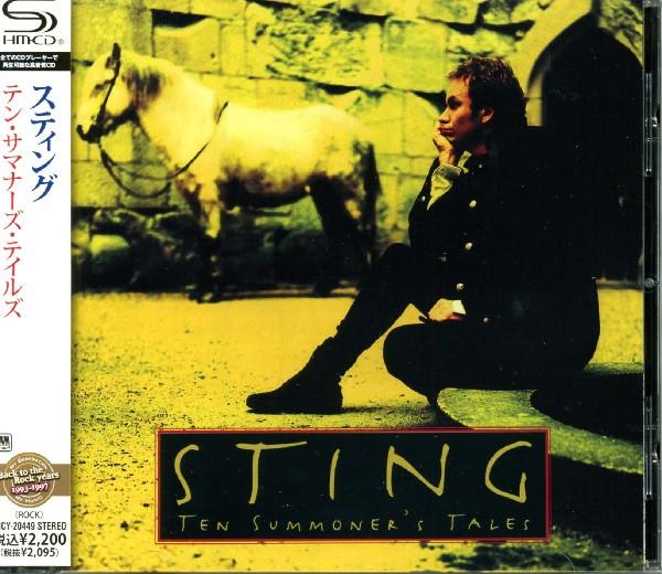 CD STING  Ten Summoners Tales SHMCD UICY20449 AM 2013 Japan Obi Rock