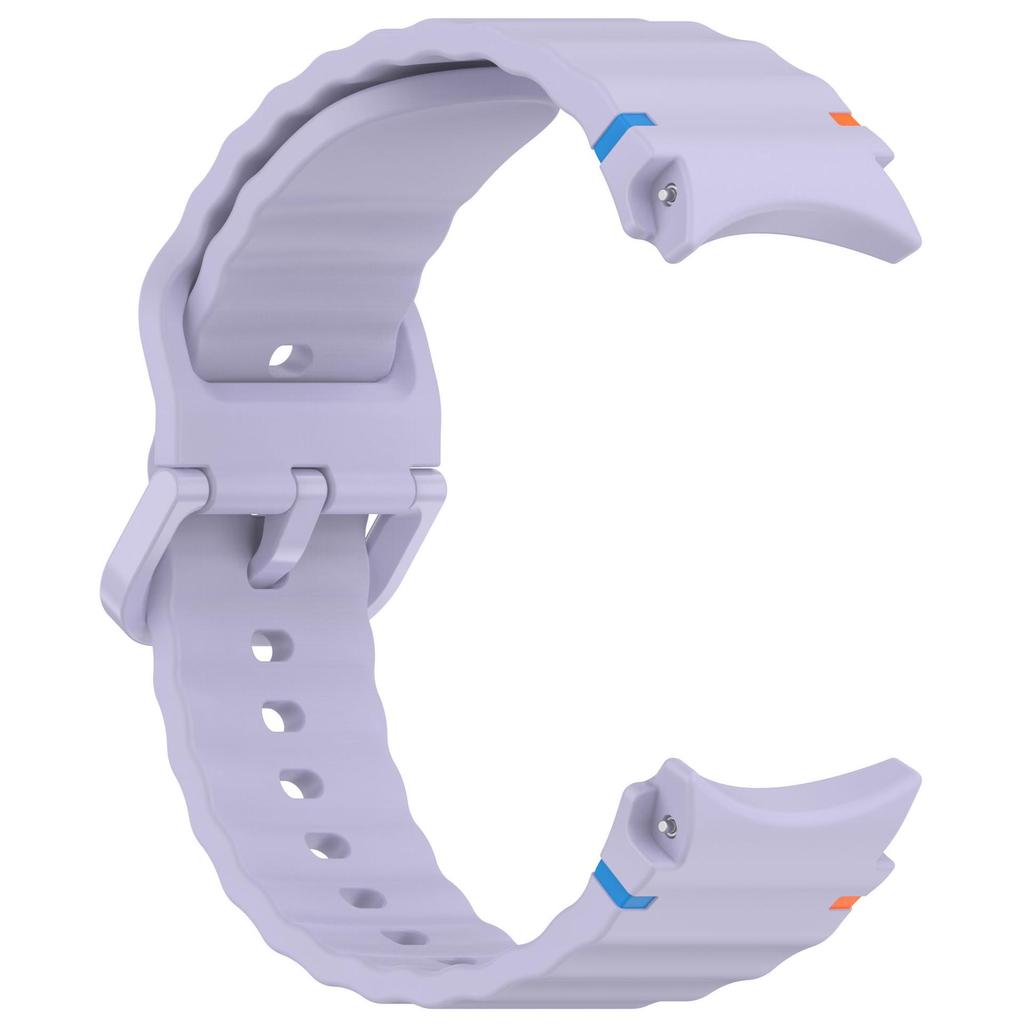 Compatible Silicone Strap with Colorful Buckle for Samsung Galaxy Watch7/FE/6/5/4