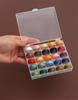 Set of 25 Colored Round Waxed Cords (130g) for Sewing, Beading & Weaving - 0.45/0.55/0.65mm