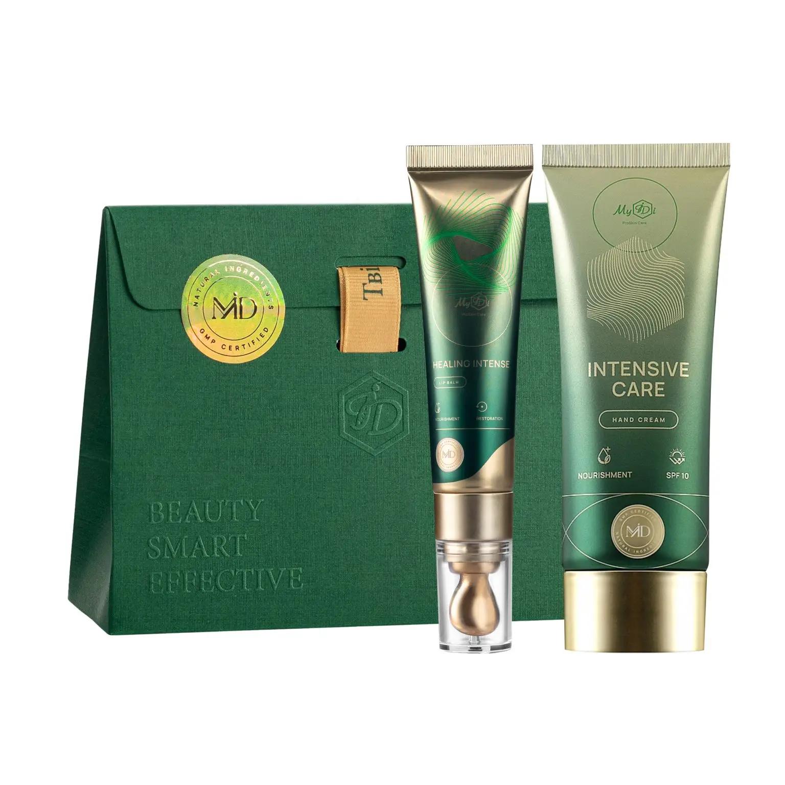 

Подарунковий набір закоханим Lover з кремом для рук та бальзамом для губ SET Lover gift MyIDi