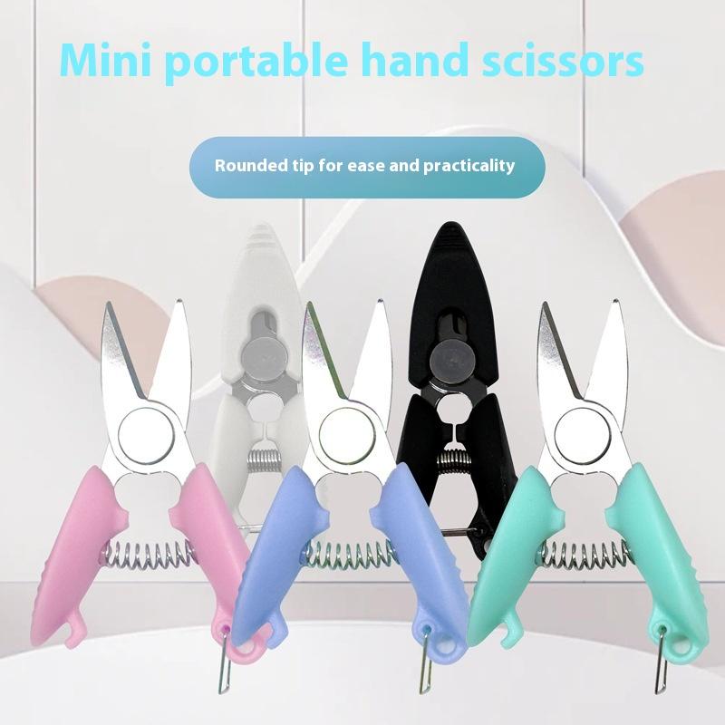 Mini Cep Makası Sevimli El İşi Makası İplik Kesici Taşınabilir Paslanmaz Çelik Güvenlik Makası Giysi Dikiş İşleri Kesici