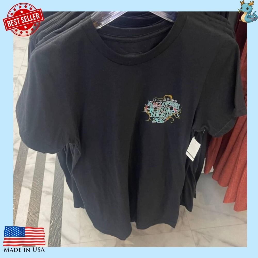 Halloween Horror Nights 2025 Universal Studios Adult Graphic T-Shirt Reprint Unisex T-Shirt XXL