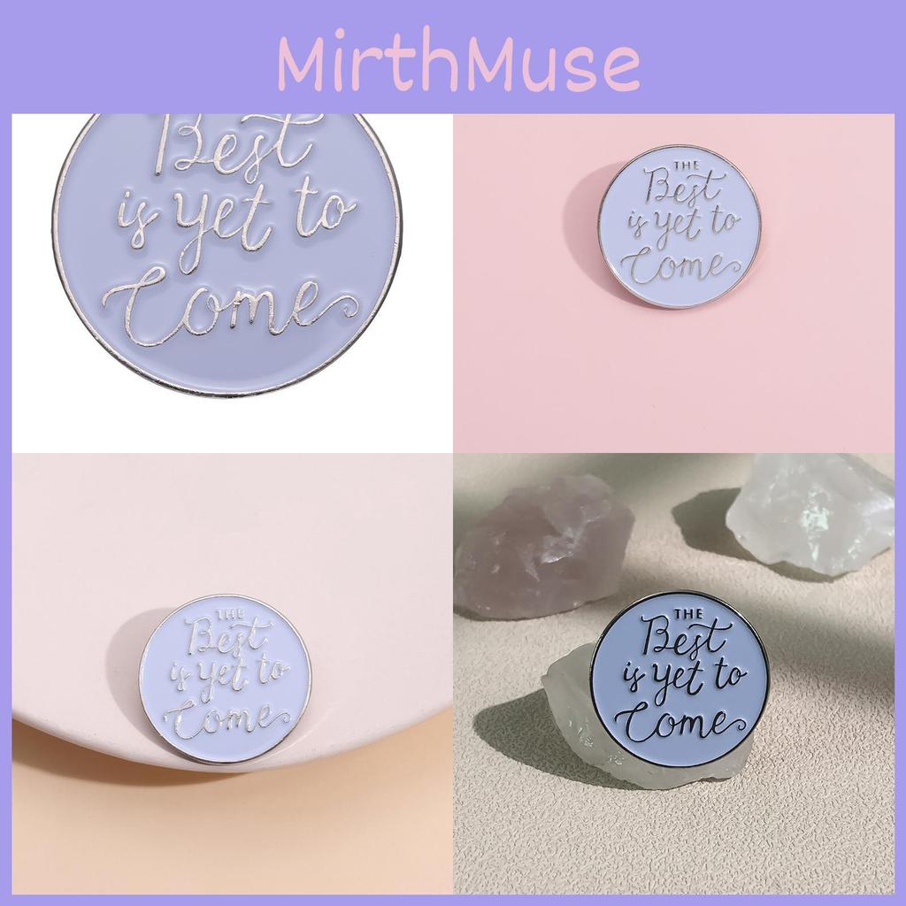 Creative Blue Cartoon Metal Brooch With Unique Letter Design And Fashionable Style