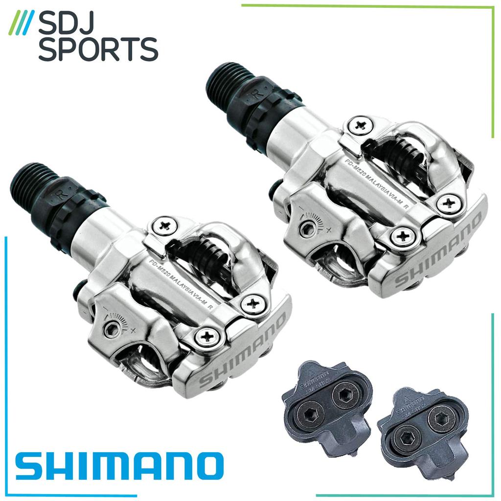 Shimano SPD EPDM520S pedals, silver,