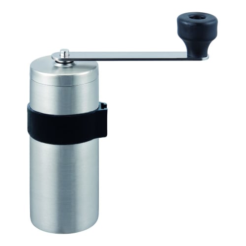 Kawasaki Synthetic Resin Hand Coffee Mill, MILLU SUS Coffee Mill, Satin, Made In Japan, MI-033