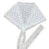 Adjustable Lace Trimmed Waist Sash With Mesh Skirt Attachment And Triangular Scarf Design