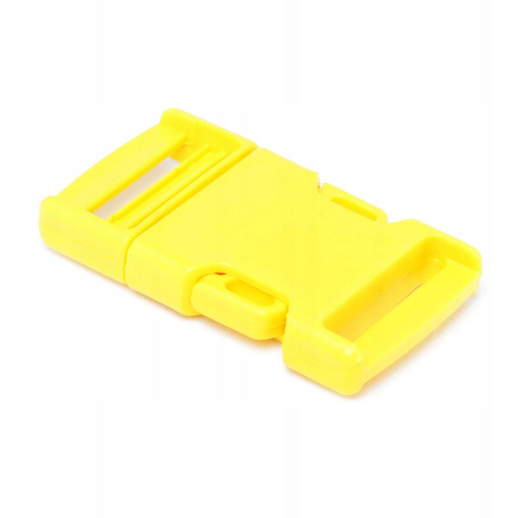 Klamry plastikowe 10 sztuk 25mm żółta