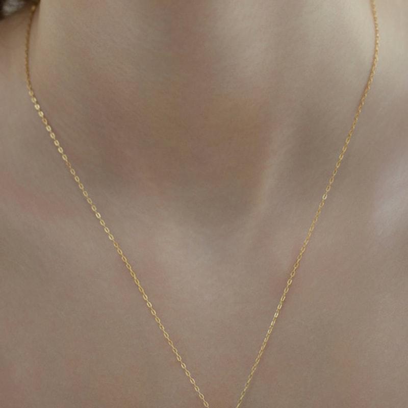 TATIANA (925 Silver) Bliss Initial Glow Ring Necklace NZ2465