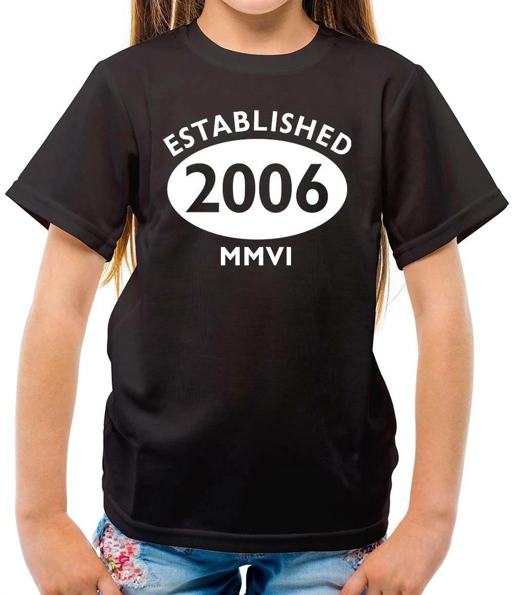 Established Roman Numerals Birthday 2006 - Kids T-Shirt - 13 - 13th Birthday 140