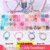 Beaded Toy Kit for Girls: DIY String Beads for Handmade Necklaces - Educational Birthday Gift