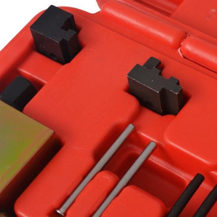 VidaXL Kit d'outils de rivetage de chaînes de distribution Mercedes