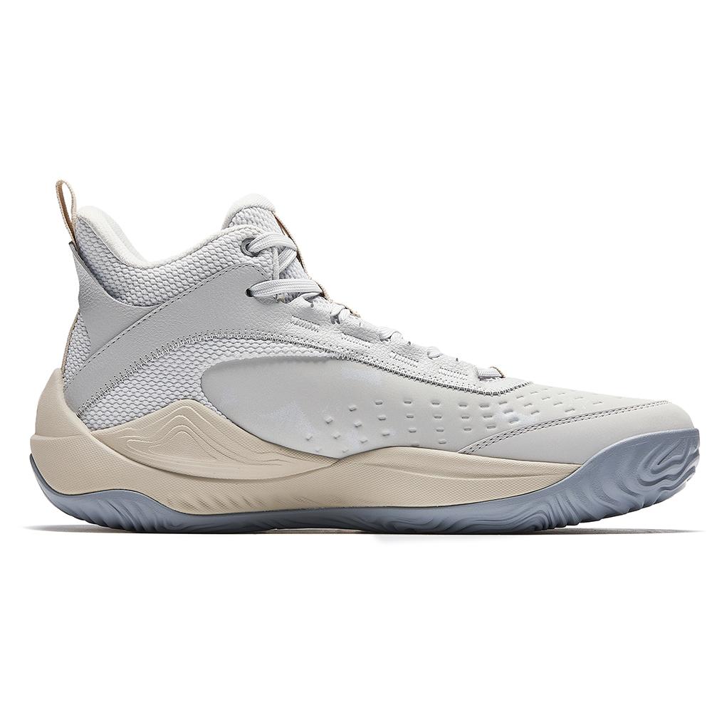 Anta Jianshan 2.5 Lite Comfortable Technology Shock Absorption Wear-Resistant Non-Slip High-Top Basketball Shoes Men sneaker Gray 912511603Q-3