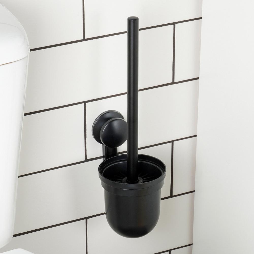 Silicone Toilet Brush for Bathroom, Wall-Mounted, Suction Cup