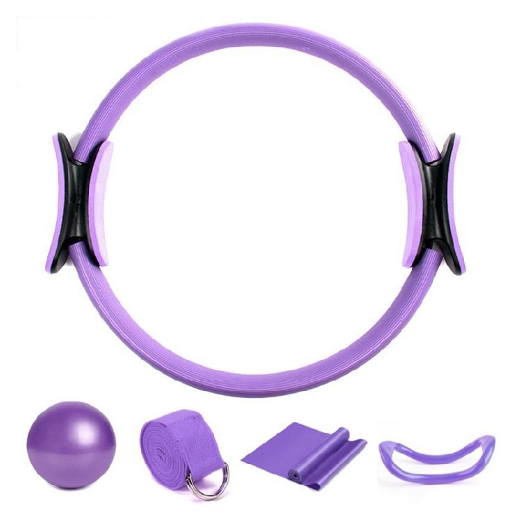 Women's Fitness Exercise Set Pilates Ball Rings and Band With Nonslip for Home Exercise And Flexibility
