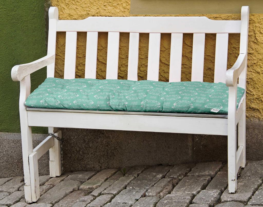 Vargottam Printed Outdoor  Bench  Cushion  Lounger Water Resistant Lounger  Bench  Seat Garden Furniture Patio Front Porch Decor and Outdoor