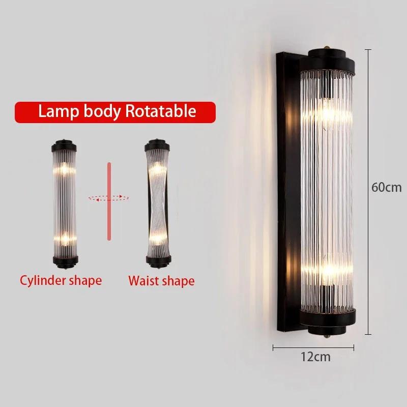 Lighting European Style Light Luxury Wall Lamp Post-modern Simple Creative Personality Home Background Wall Bedroom Bedside Lamp