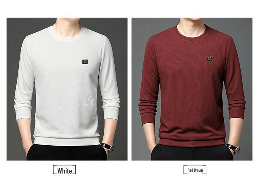 2024 Men's Casual Long-Sleeve Round Neck Sweatshirt