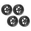 4Pcs 1Celsius10 RC Tires Plastic Rubber Smoothly   Strong Cushioning RC Wheels Replacement for    01  02