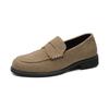 Summer 2025 New Loafers Men's Business British Casual Leather Shoes One-pedal Lazy Single Shoes 8254-M