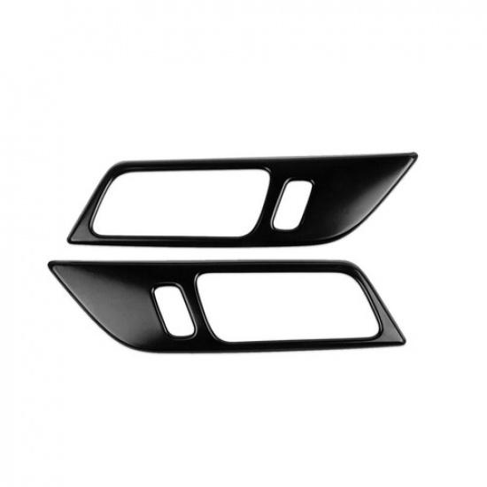 Inner Door Handle Bowl Panel Cover 2PCS For Ford Mustang 2024-25 GL Bright Black