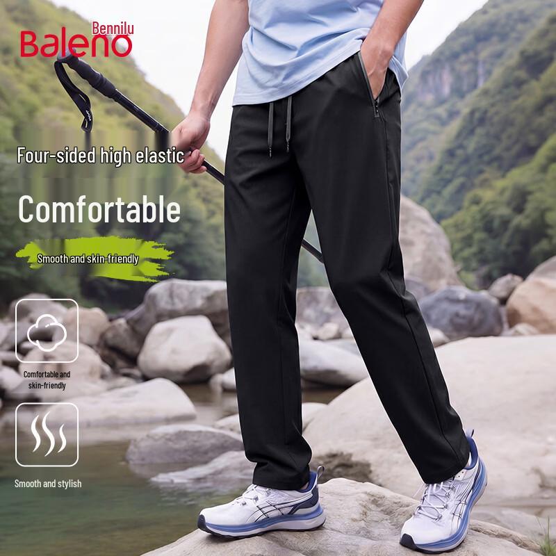 Baleno Men s Summer Lightweight Stretch Casual Straight Leg Pants 3XL