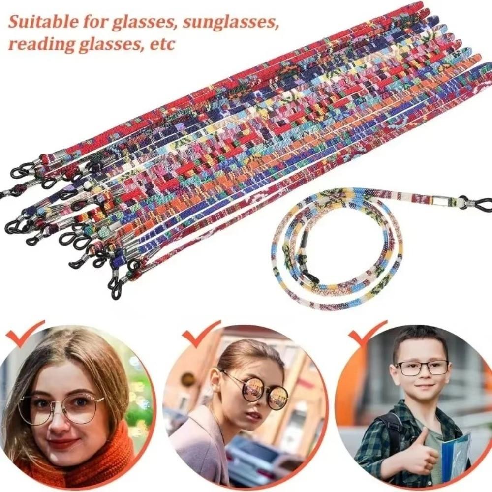 Neck Cord Eyeglass Lanyard Adjustable Glasses Rope Durable Eyeglass Holder Strap Summer