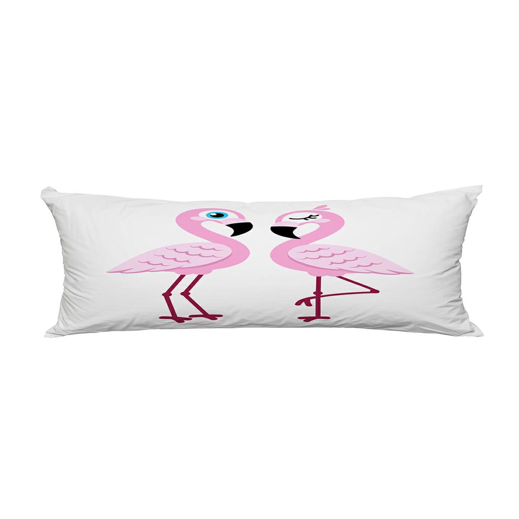 flamingo body pillow