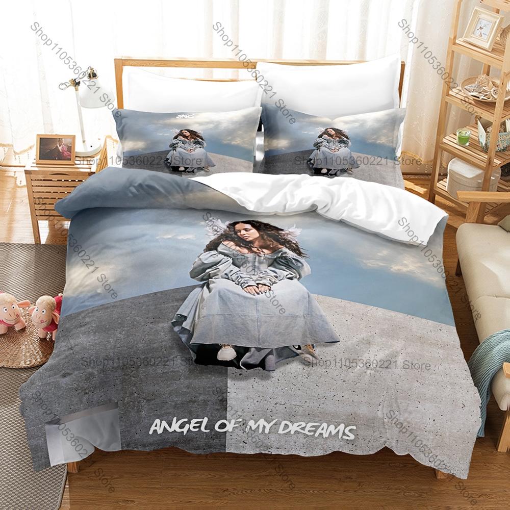 JADE Angel Of My Dreams Bedding Set Duvet Cover + 2 Pillowcases Jade Thirlwall Pop Singer Single Cover Bedroom Decor