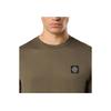 Stone Island Logo Slim Fit Crew Neck Short Sleeve T-Shirt Men Tops Military-Green K2S152100027S0013-V0054