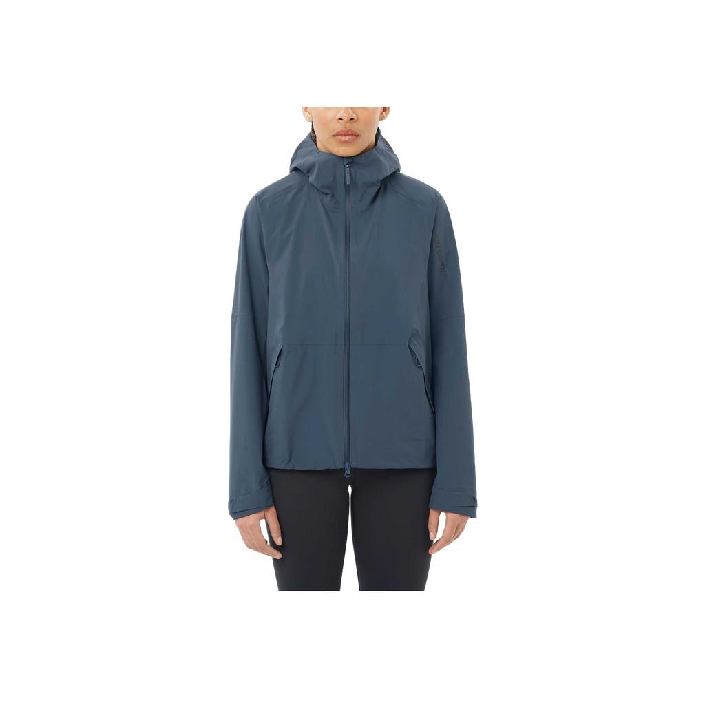 Salomon Outerpath Waterproof Breathable Softshell Hooded Jacket Women jackets C26467