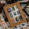 46 pcs Vintage stamp style Stickers pack Decorative Hand Account Diary Album handmade Diy Scrapbooking accessories