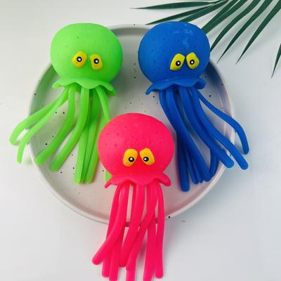 4 colori spugna assorbente polpo giocattoli da bagno per bambini giocattoli antistress da spremere estate piscina gioco giocattolo d'acqua per bambini