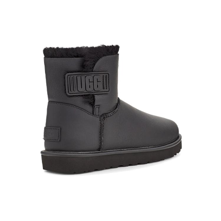 UGG Mini Bailey Logo Strap 'Black' Women's 1123623-UMBL