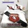 Custom Name Torino F.C.2 Pattern Bedding Quilt Set  Home Decoration  Gift (1 * Duvet Cover + 2 * Pillowcase  Without Core)