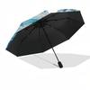 1pc Great White Shark Breaking Through Water Umbrella with Plastic Handle,Suitable for All Seasons UmbrellaPT577