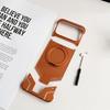 Original Color Metal Magnetic Rotating Bracket Case for Apple 17 Pro Max - Drop-Proof & Borderless Design