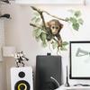 Cute Monkey Wall Sticker Bathroom Toilet Decor Living Room Cabinet Refrigerator Home Decoration