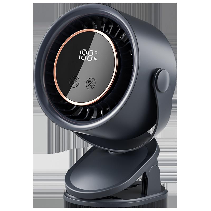 2026 Silent USB Rechargeable Clip-on Fan for Smart Home and Dorm Use