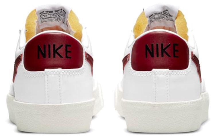 Nike Blazer Low 77 White Team Red Women's DC4769-104