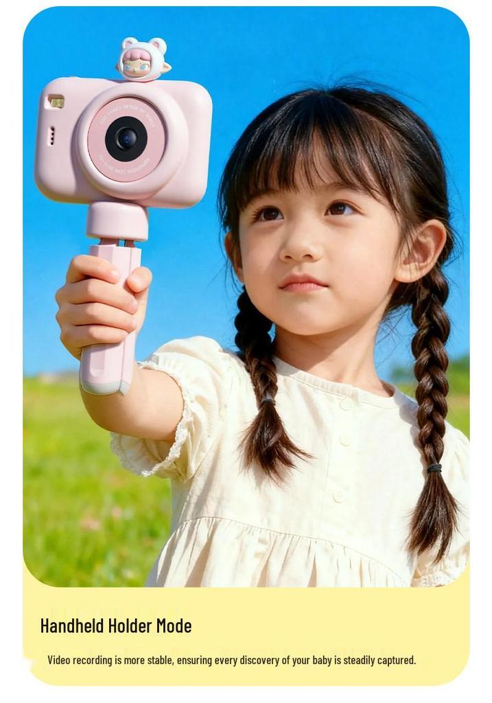GEEKPAPA A6 Kids' Digital Camera: Trendy Toy Design, High-Quality Pixels, Perfect for Students and As a Birthday Gift.
