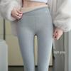 Tall Women's High-Waist Velvet-Lined Lambskin Leggings - Extra Thick, All-Match Winter Warm Pants (2024).