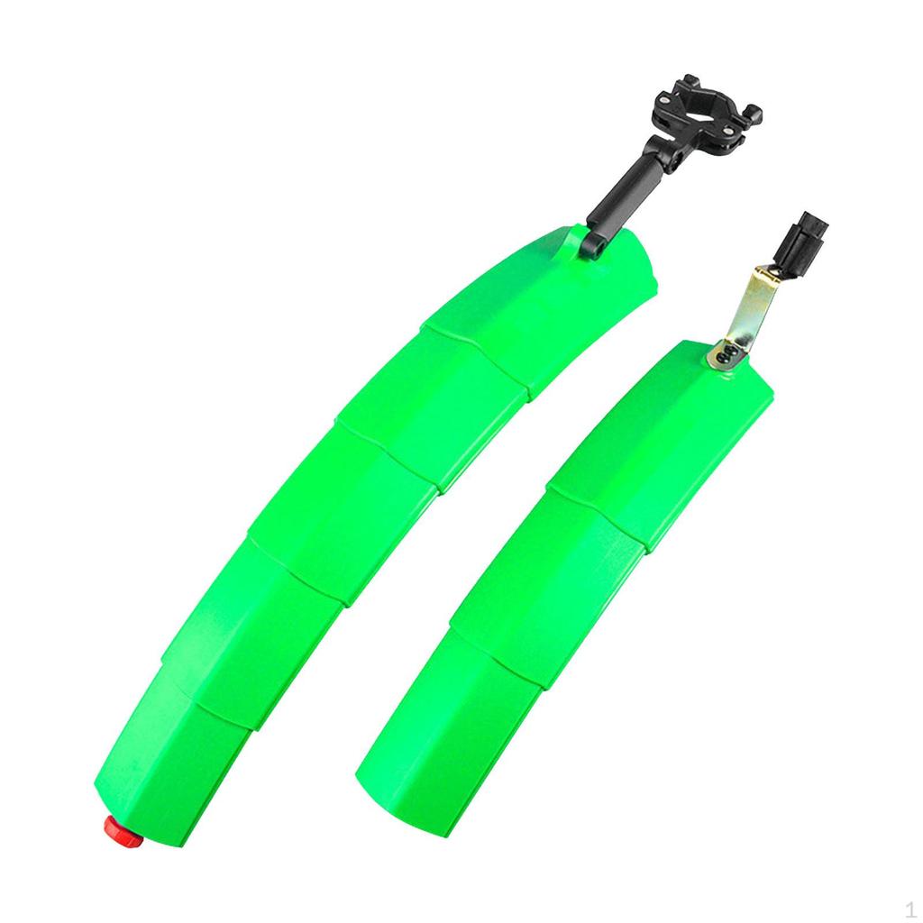 2 Teile/satz Fahrrad Kotflügel Vorne und Hinten Kotflügel mit Licht Zubehör Reparatur Radfahren