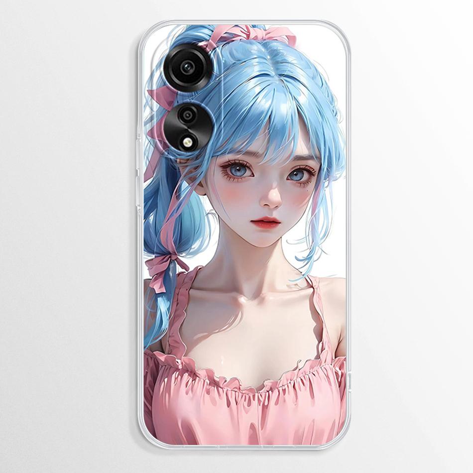 Pentru Oppo A38 A18 A78 A58 4G Carcasă Fundas Marmură Transparentă TPU Rezistentă la Șocuri Coque Pentru OppoA78 OppoA58 OppoA38 OppoA18 4G Moale Capa Carcase