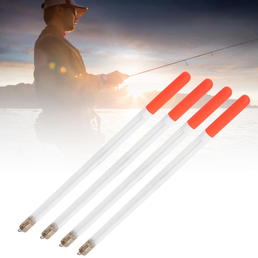 10 Pcs Durable Plastic Fishing Floats Bobber Stick Tube Multi Purpose Fish Feed Baits Accessories Kit
