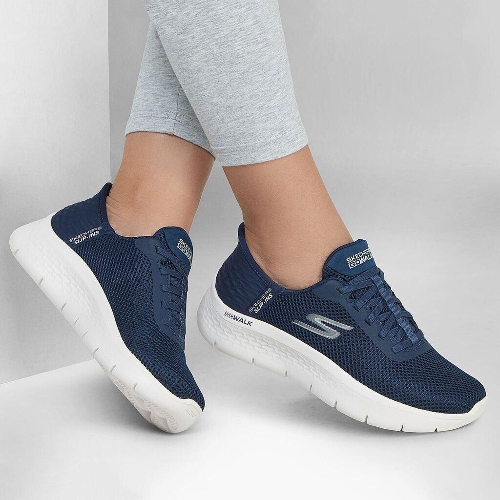 Кроссовки Skechers Slip-ins: GO WALK Flex - Grand Entry Women (124836) navy/white
