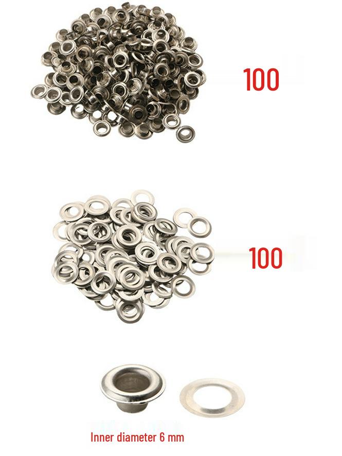 Clește de perforat și inele de 10,5 mm pentru pânză și prelată cu suport de afișare