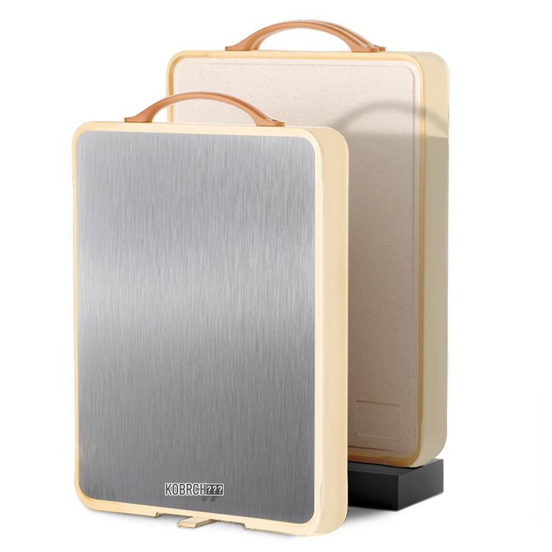 Kangbah Anti-Bacterial Double-Sided Stainless Steel Chopping Board